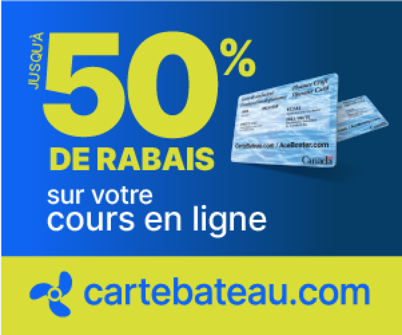 Permis de bateau en ligne